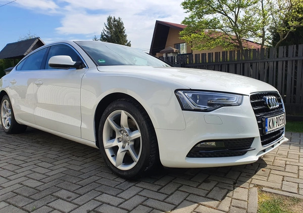 Audi A5 cena 56900 przebieg: 223800, rok produkcji 2012 z Lędziny małe 326